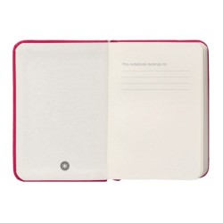 Cuaderno con gomilla antartik notes tapa dura a7 hojas lisas burdeos 80 hojas 80 gr fsc