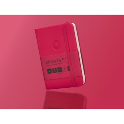 Cuaderno con gomilla antartik notes tapa dura a7 hojas lisas burdeos 80 hojas 80 gr fsc