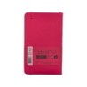 Cuaderno con gomilla antartik notes tapa dura a6 hojas cuadricula burdeos 100 hojas 80 gr fsc