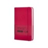 Cuaderno con gomilla antartik notes tapa dura a6 hojas cuadricula burdeos 100 hojas 80 gr fsc