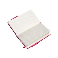 Cuaderno con gomilla antartik notes tapa dura a6 hojas rayas burdeos 100 hojas 80 gr fsc