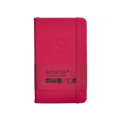 Cuaderno con gomilla antartik notes tapa dura a6 hojas lisas burdeos 100 hojas 80 gr fsc