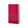 Cuaderno con gomilla antartik notes tapa dura a6 hojas lisas burdeos 100 hojas 80 gr fsc