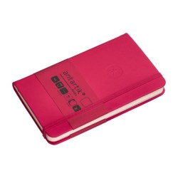 Cuaderno con gomilla antartik notes tapa dura a6 hojas lisas burdeos 100 hojas 80 gr fsc