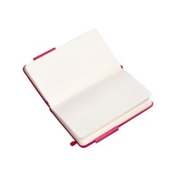 Cuaderno con gomilla antartik notes tapa dura a6 hojas lisas burdeos 100 hojas 80 gr fsc