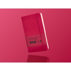 Cuaderno con gomilla antartik notes tapa dura a6 hojas lisas burdeos 100 hojas 80 gr fsc