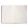 Cuaderno con gomilla antartik notes tapa dura a5 hojas cuadricula burdeos 100 hojas 80 gr fsc