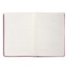 Cuaderno con gomilla antartik notes tapa dura a5 hojas rayas burdeos 100 hojas 80 gr fsc