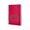 Cuaderno con gomilla antartik notes tapa dura a5 hojas puntos burdeos 100 hojas 80 gr fsc