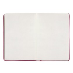 Cuaderno con gomilla antartik notes tapa dura a5 hojas puntos burdeos 100 hojas 80 gr fsc