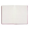 Cuaderno con gomilla antartik notes tapa dura a5 hojas puntos burdeos 100 hojas 80 gr fsc