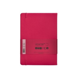 Cuaderno con gomilla antartik notes tapa dura a5 hojas lisas burdeos 100 hojas 80 gr fsc