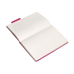 Cuaderno con gomilla antartik notes tapa dura a5 hojas lisas burdeos 100 hojas 80 gr fsc