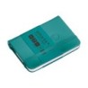 Cuaderno con gomilla antartik notes tapa dura a7 hojas lisas verde aguamarina 80 hojas 80 gr fsc