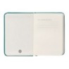Cuaderno con gomilla antartik notes tapa dura a7 hojas lisas verde aguamarina 80 hojas 80 gr fsc