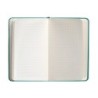Cuaderno con gomilla antartik notes tapa dura a6 hojas cuadricula verde aguamarina 100 hojas 80 gr