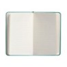 Cuaderno con gomilla antartik notes tapa dura a6 hojas rayas verde aguamarina 100 hojas 80 gr fsc