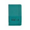 Cuaderno con gomilla antartik notes tapa dura a6 hojas lisas verde aguamarina 100 hojas 80 gr fsc