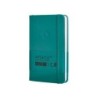 Cuaderno con gomilla antartik notes tapa dura a6 hojas lisas verde aguamarina 100 hojas 80 gr fsc