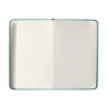 Cuaderno con gomilla antartik notes tapa dura a6 hojas lisas verde aguamarina 100 hojas 80 gr fsc
