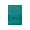 Cuaderno con gomilla antartik notes tapa dura a5 hojas cuadricula verde aguamarina 100 hojas 80 gr