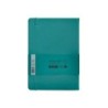 Cuaderno con gomilla antartik notes tapa dura a5 hojas cuadricula verde aguamarina 100 hojas 80 gr