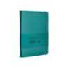 Cuaderno con gomilla antartik notes tapa dura a5 hojas cuadricula verde aguamarina 100 hojas 80 gr