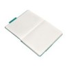 Cuaderno con gomilla antartik notes tapa dura a5 hojas cuadricula verde aguamarina 100 hojas 80 gr