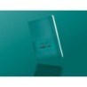 Cuaderno con gomilla antartik notes tapa dura a5 hojas rayas verde aguamarina 100 hojas 80 gr fsc
