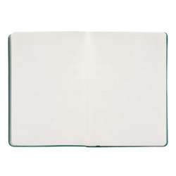 Cuaderno con gomilla antartik notes tapa dura a5 hojas puntos verde aguamarina 100 hojas 80 gr fsc