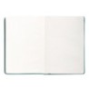 Cuaderno con gomilla antartik notes tapa dura a5 hojas lisas verde aguamarina 100 hojas 80 gr fsc
