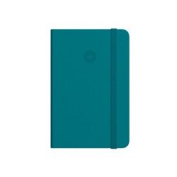 Cuaderno con gomilla antartik notes tapa dura a4 hojas cuadricula verde aguamarina 100 hojas 80 gr