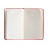 Cuaderno con gomilla antartik notes tapa dura a6 hojas cuadricula rojo 100 hojas 80 gr fsc