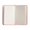 Cuaderno con gomilla antartik notes tapa dura a6 hojas rayas rojo 100 hojas 80 gr fsc