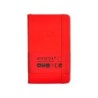 Cuaderno con gomilla antartik notes tapa dura a6 hojas lisas rojo 100 hojas 80 gr fsc