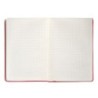 Cuaderno con gomilla antartik notes tapa dura a5 hojas cuadricula rojo 100 hojas 80 gr fsc