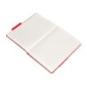 Cuaderno con gomilla antartik notes tapa dura a5 hojas cuadricula rojo 100 hojas 80 gr fsc