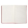Cuaderno con gomilla antartik notes tapa dura a5 hojas rayas rojo 100 hojas 80 gr fsc