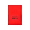 Cuaderno con gomilla antartik notes tapa dura a5 hojas lisas rojo 100 hojas 80 gr fsc