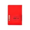 Cuaderno con gomilla antartik notes tapa dura a5 hojas lisas rojo 100 hojas 80 gr fsc