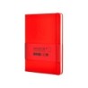 Cuaderno con gomilla antartik notes tapa dura a5 hojas lisas rojo 100 hojas 80 gr fsc