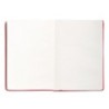 Cuaderno con gomilla antartik notes tapa dura a5 hojas lisas rojo 100 hojas 80 gr fsc