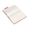 Cuaderno con gomilla antartik notes tapa dura a5 hojas lisas rojo 100 hojas 80 gr fsc