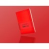 Cuaderno con gomilla antartik notes tapa dura a5 hojas lisas rojo 100 hojas 80 gr fsc