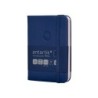 Cuaderno con gomilla antartik notes tapa dura a7 hojas lisas azul marino 80 hojas 80 gr fsc