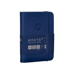 Cuaderno con gomilla antartik notes tapa dura a7 hojas lisas azul marino 80 hojas 80 gr fsc