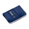 Cuaderno con gomilla antartik notes tapa dura a7 hojas lisas azul marino 80 hojas 80 gr fsc