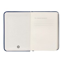 Cuaderno con gomilla antartik notes tapa dura a7 hojas lisas azul marino 80 hojas 80 gr fsc