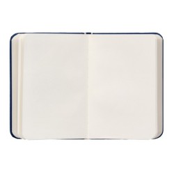 Cuaderno con gomilla antartik notes tapa dura a7 hojas lisas azul marino 80 hojas 80 gr fsc
