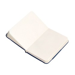 Cuaderno con gomilla antartik notes tapa dura a7 hojas lisas azul marino 80 hojas 80 gr fsc